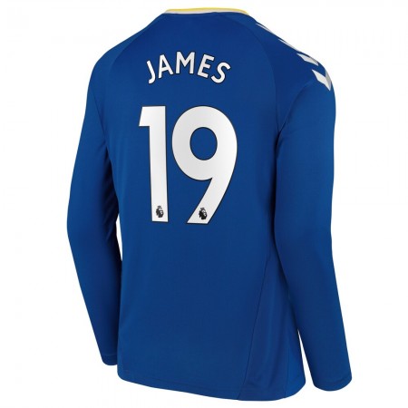 Billiga Fotbollströjor Everton James Rodriguez 19 Hemma tröja 2021/22 Långärmad